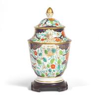 A Fine Coalport Parcel Gilt Porcelain Ice Cooler