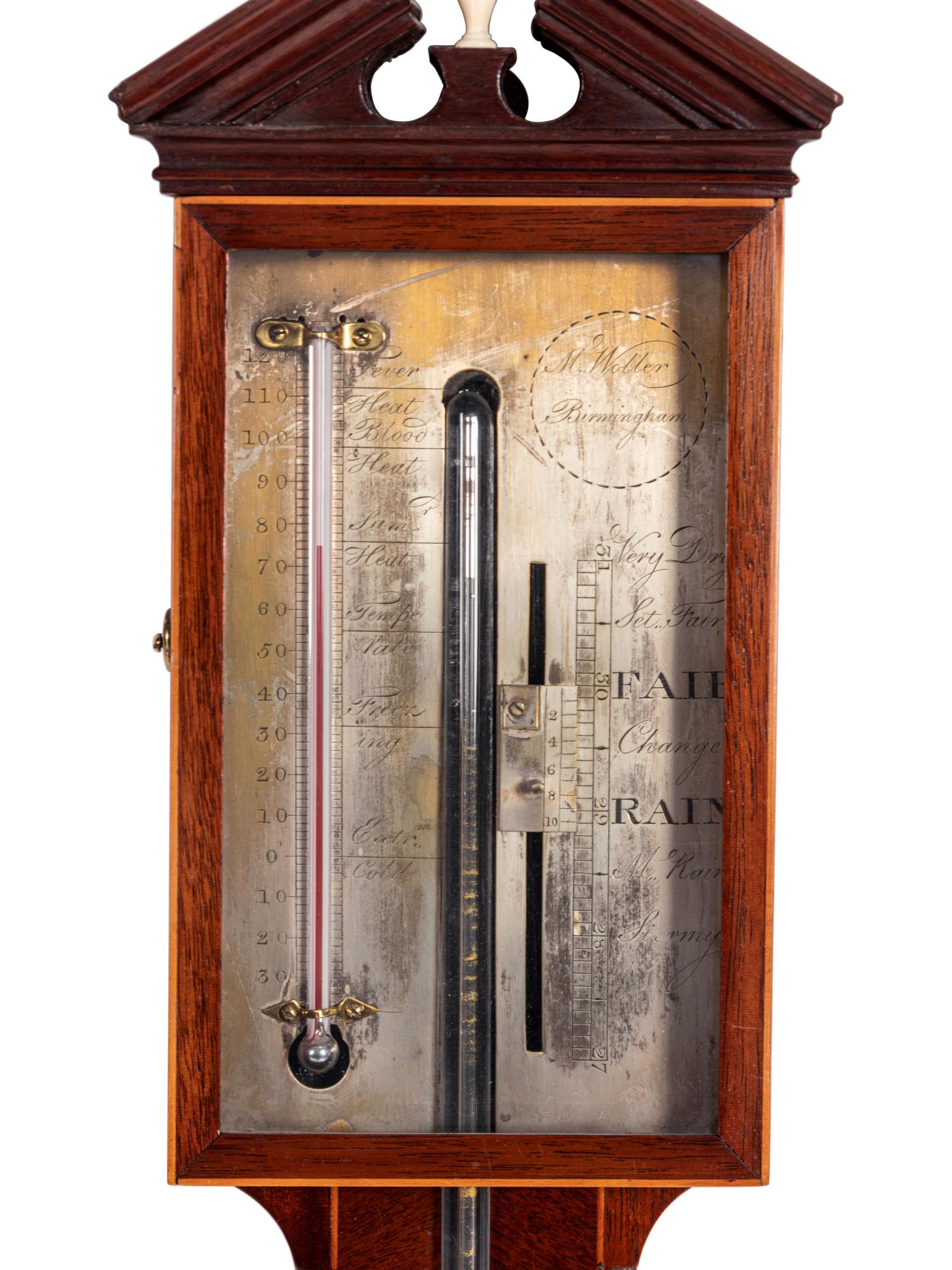 A Regency Mahogany Barometer