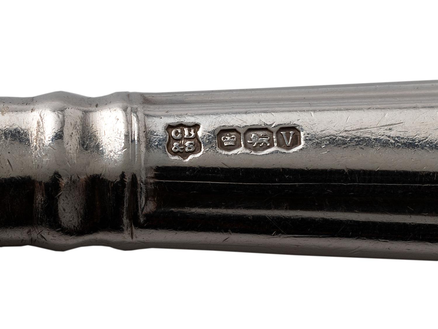 An English Silver Flatware Service