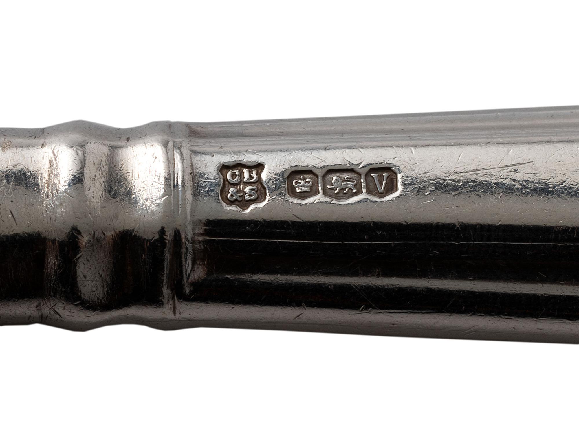 An English Silver Flatware Service