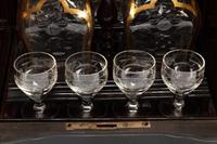 A Napoleon III Brass Inlaid Ebonized Cave à Liqueur