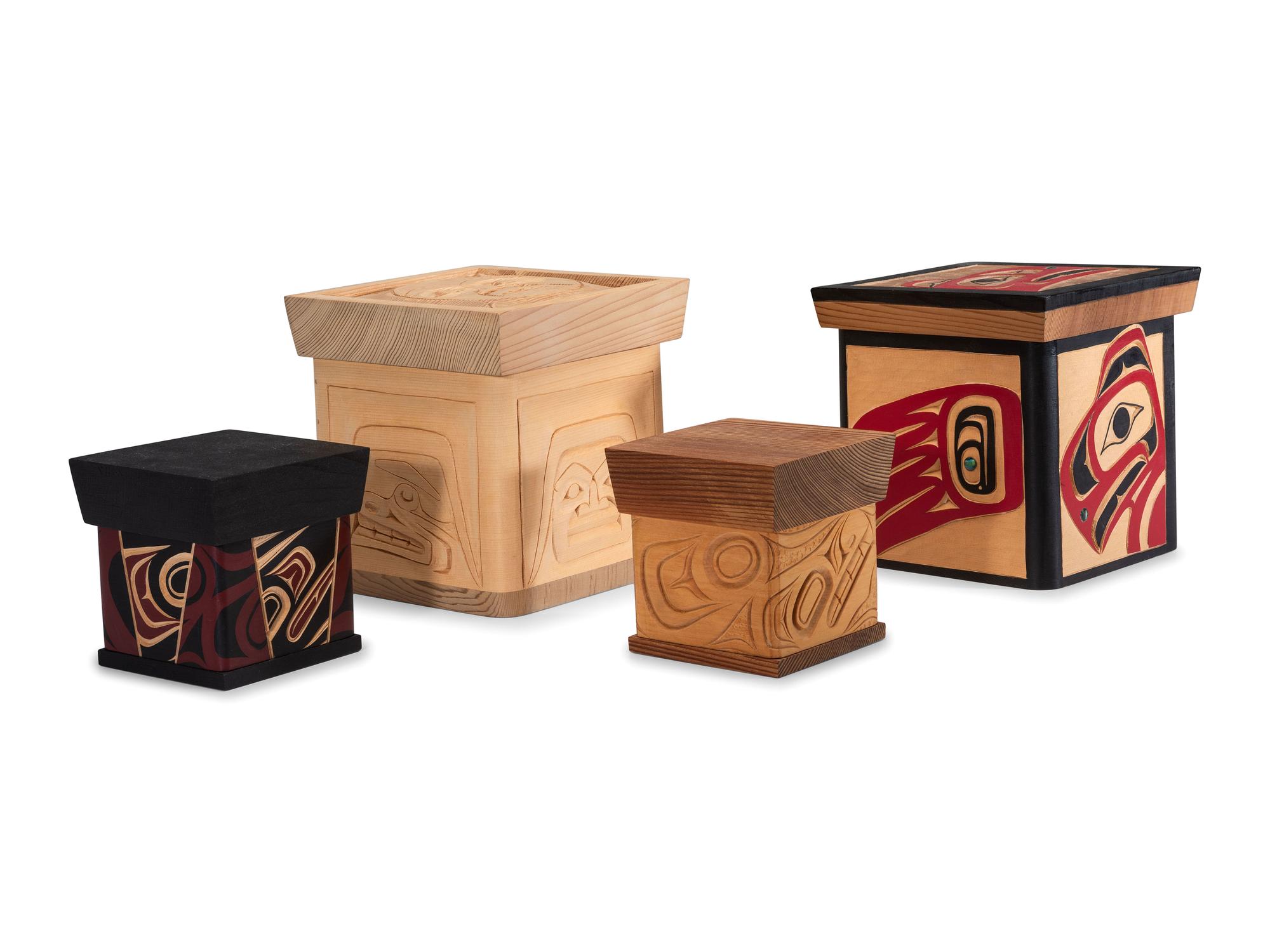 Carved Bentwood Boxes
