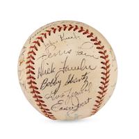 A 1952 Philadelphia Athletics Team Signed Autograph Baseball (JSA Letter of Authenticity)