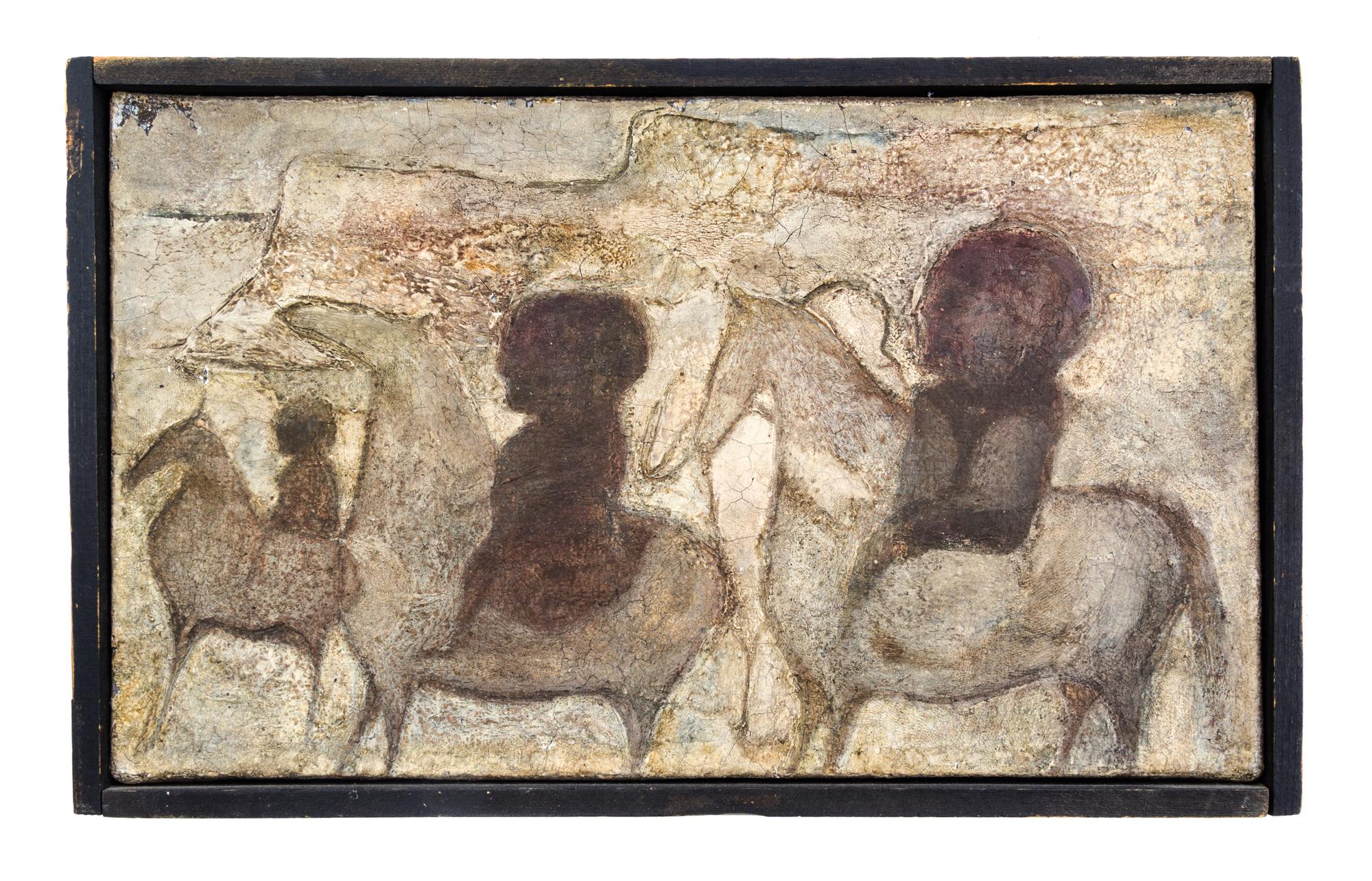 Theodore Halkin, (American, b. 1924), Horsemen, 1954