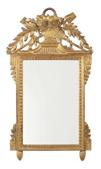 A Louis XVI Style Giltwood Mirror
