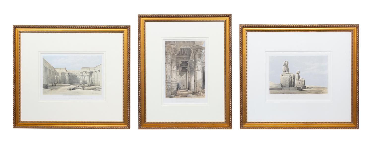 ROBERTS, David (1796-1864). A group of 14 small-format lithograph prints from "The Holy Land", including: