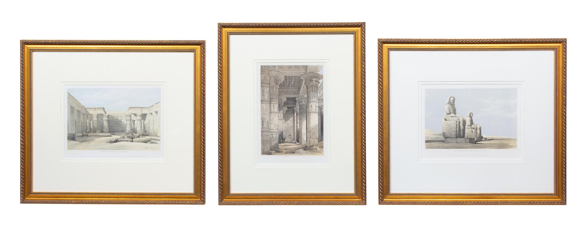 ROBERTS, David (1796-1864). A group of 14 small-format lithograph prints from "The Holy Land", including: