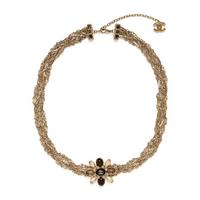 Chanel, Braided Chain Belt with Gripoix Byzantine Cross Buckle