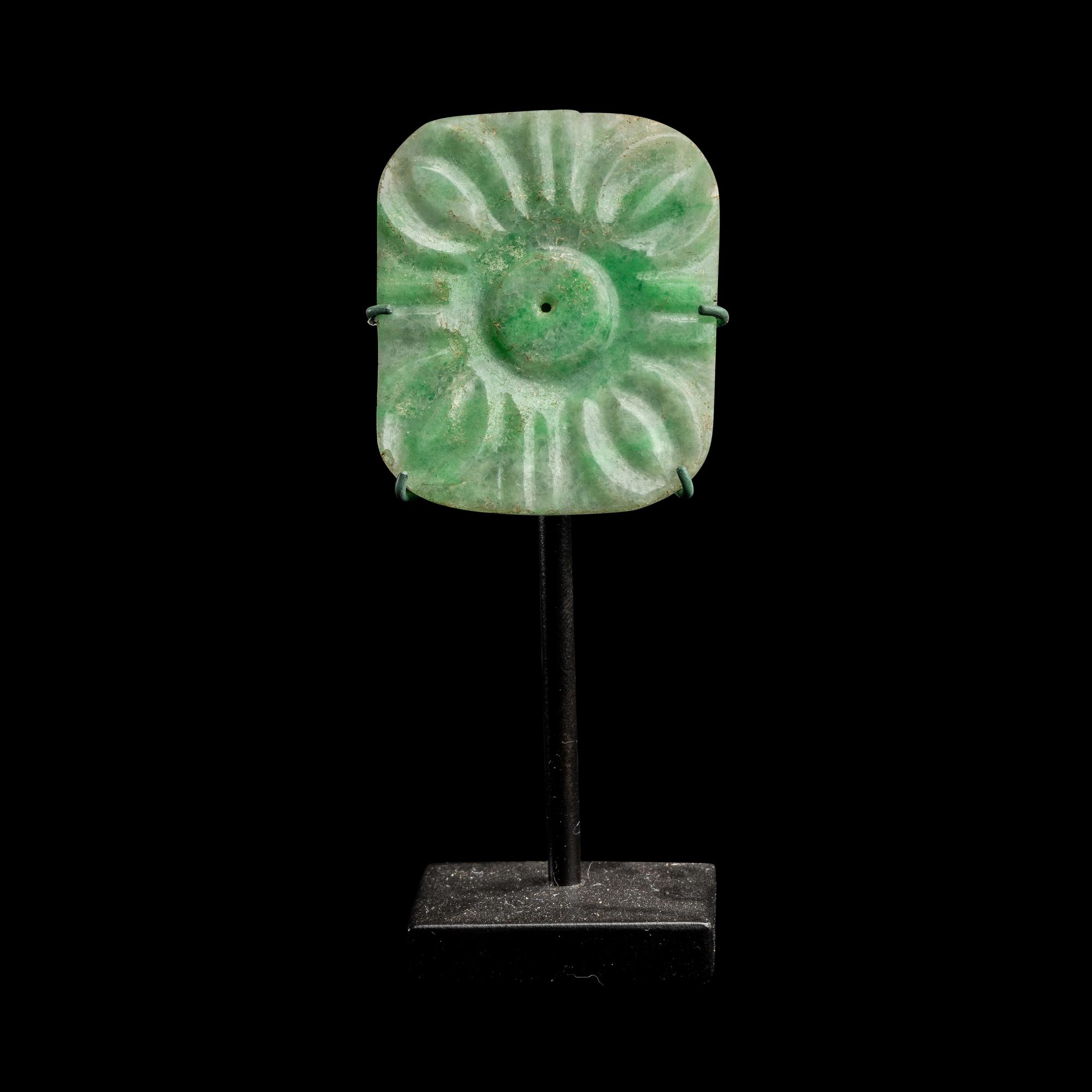 A Maya Jade Headband Ornament