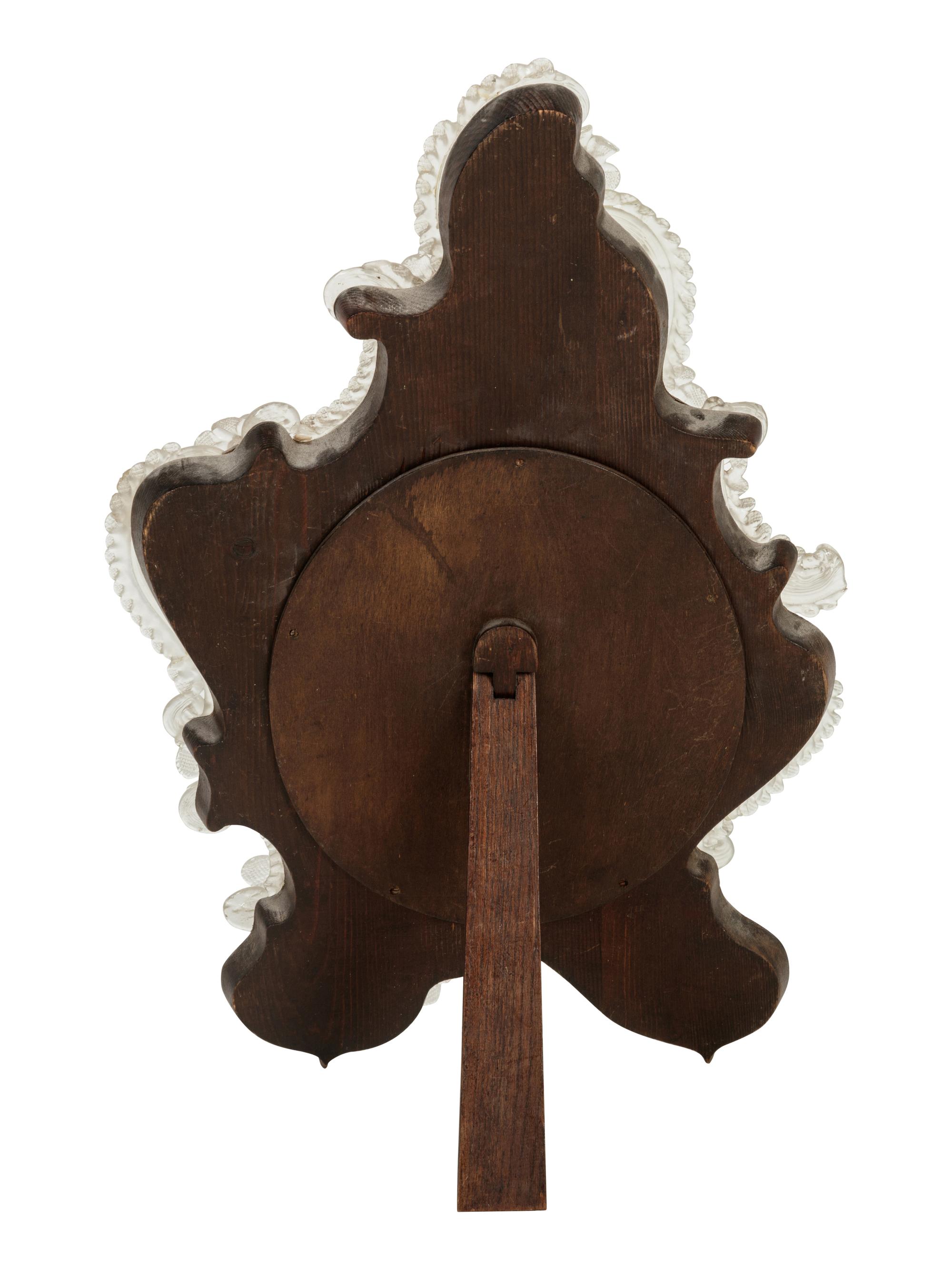 A Venetian Etched Glass Mirror