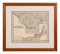 A group of 14 19th and 20th century maps, comprising: