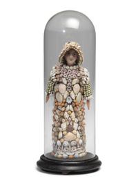 A Victorian Shell Encrusted Figure