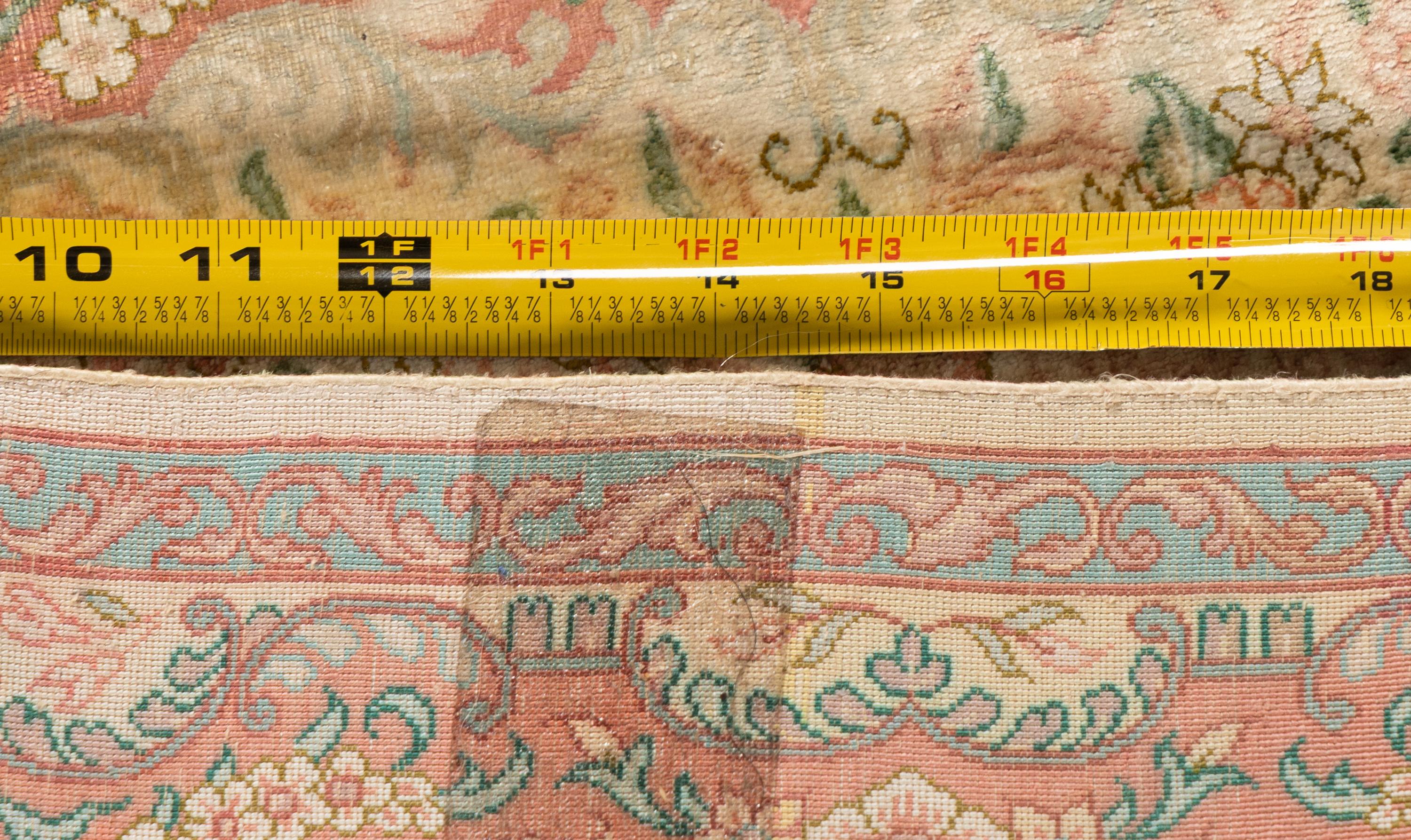 A Group of Five Silk Mats