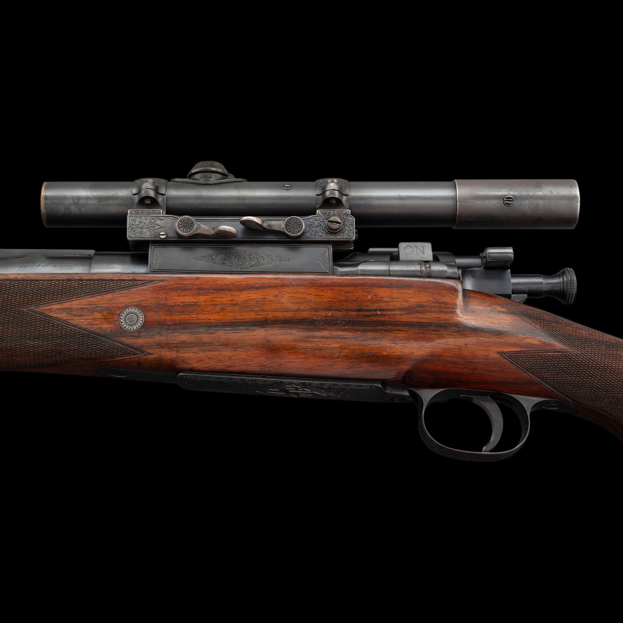 **Griffin & Howe Model 1903 with Carl Zeiss Jena Scope on Side Mount