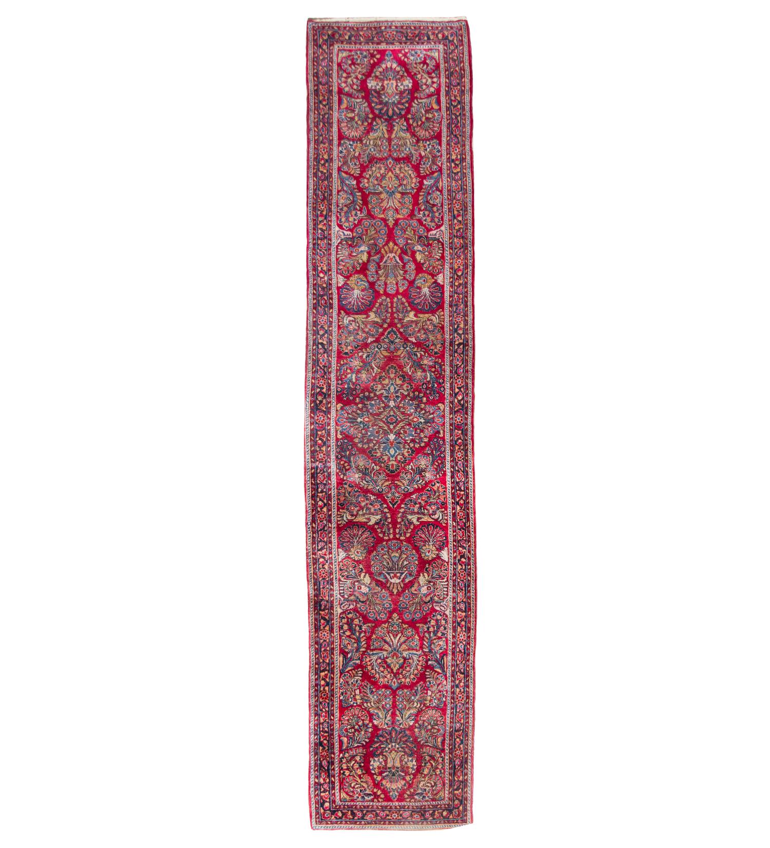 A Sarouk Wool Runner