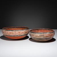 Ancestral Pueblo, Four Mile Polychrome Pottery Bowls