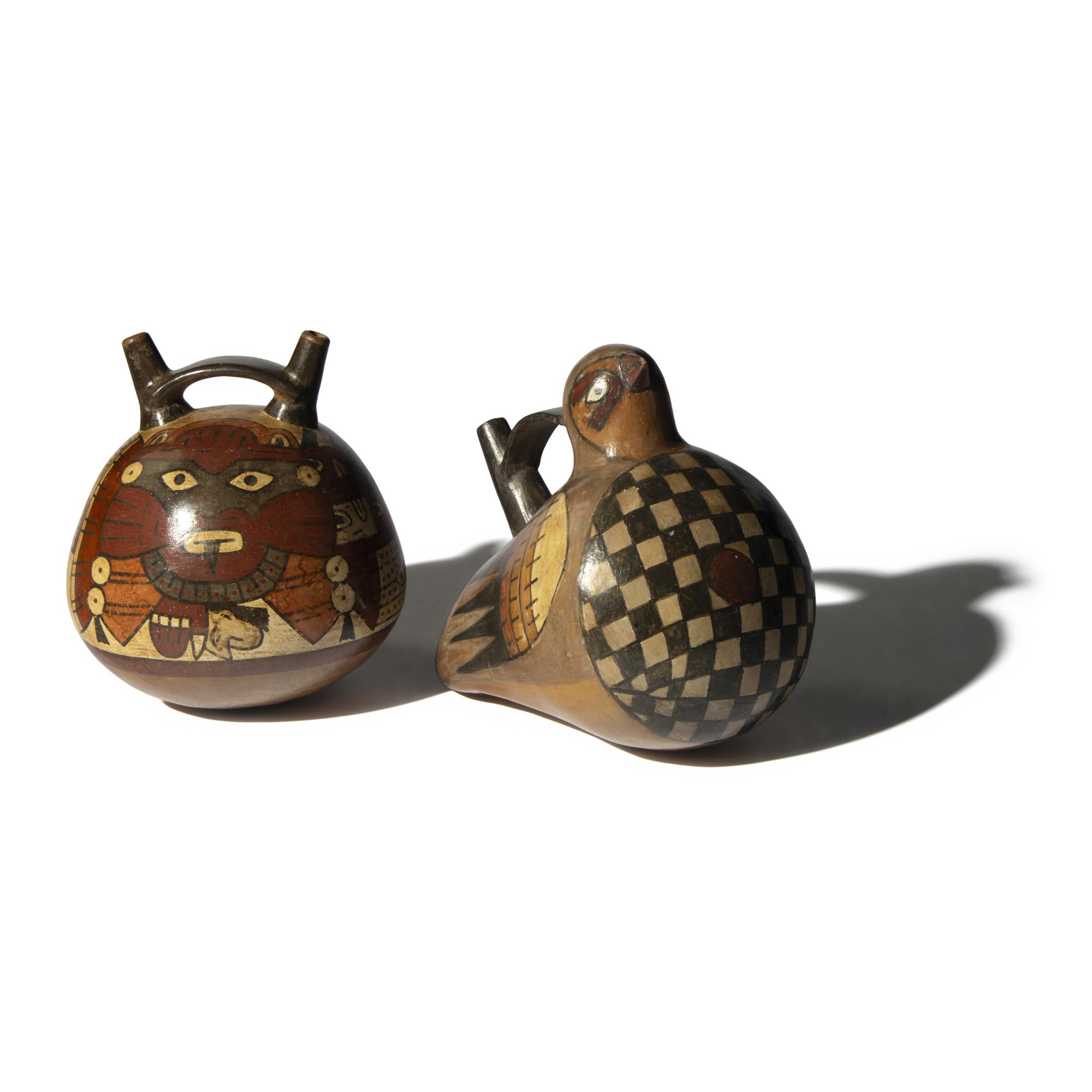 Two Nazca Polychrome Vessels