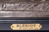 A French Cast Metal Aeronautical Clock, After Xavier Raphanel