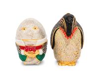 Judith Leiber, Humpty Dumpty & Penguin Miniaudière