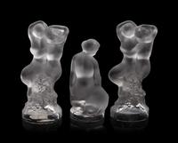 Three Lalique Sculptures
