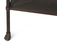 A Pair of French Brass Mounted Black Tole Shelves in the Manner of Maison Jansen — 20th Century