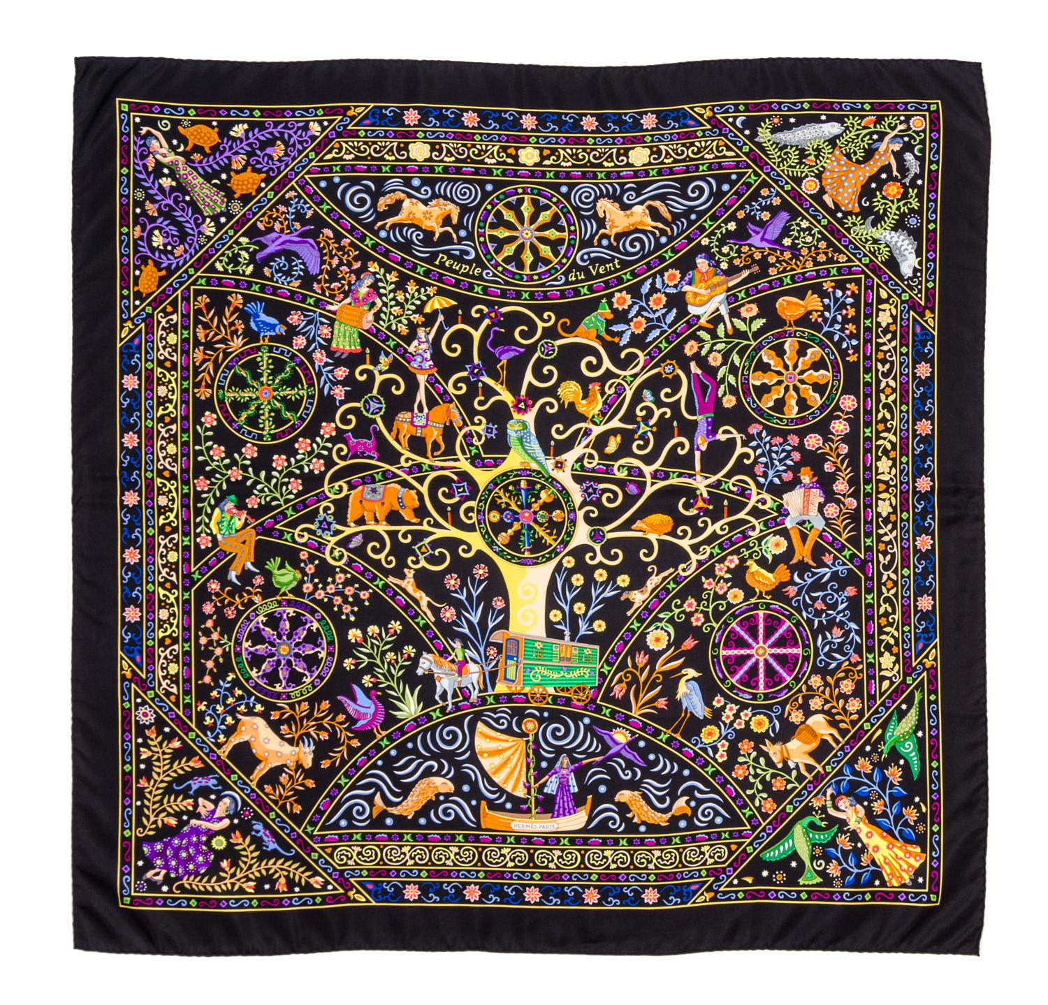 An Hermes 90cm Silk Scarf, 36" x 36".