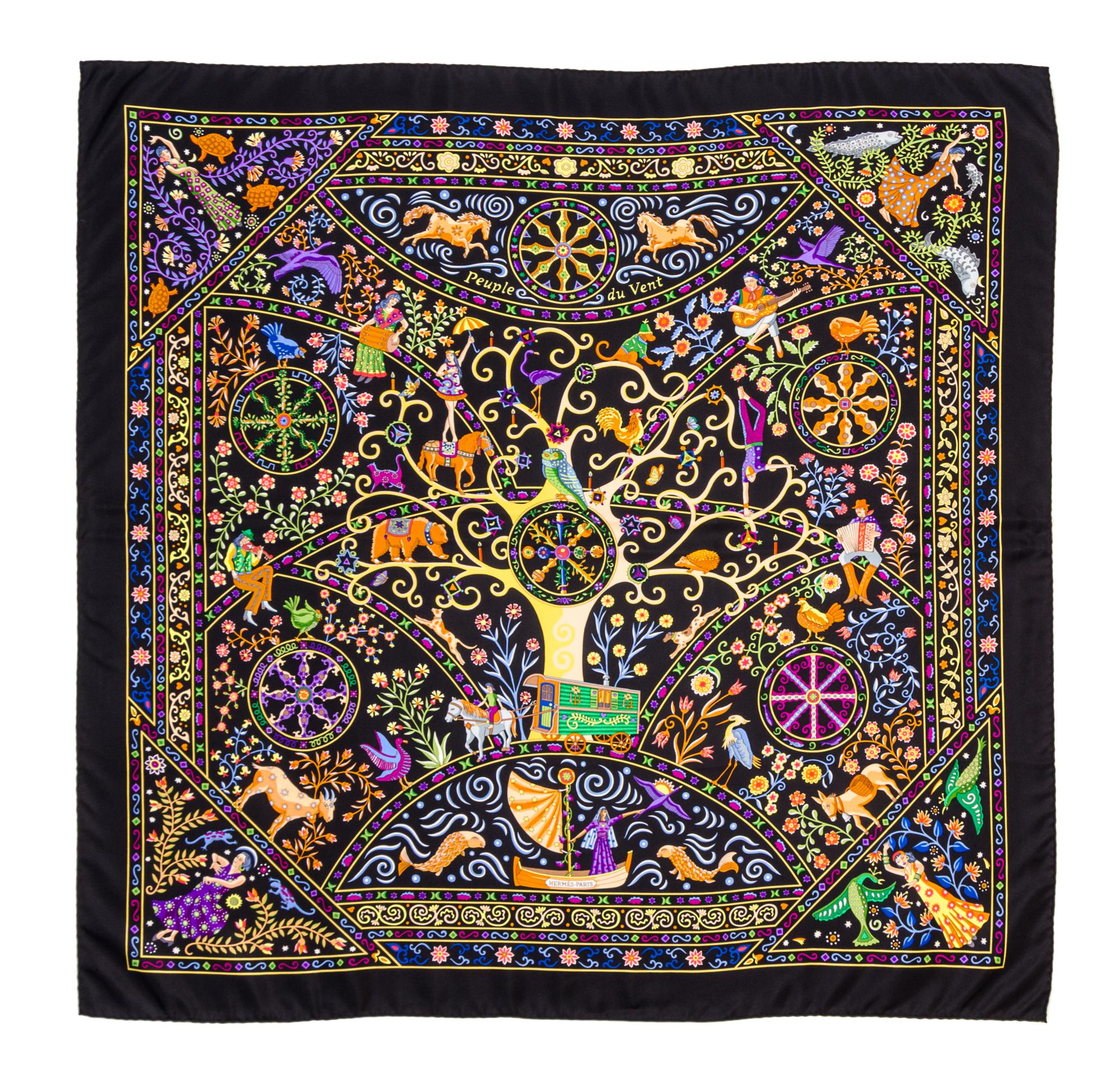 An Hermes 90cm Silk Scarf, 36" x 36".