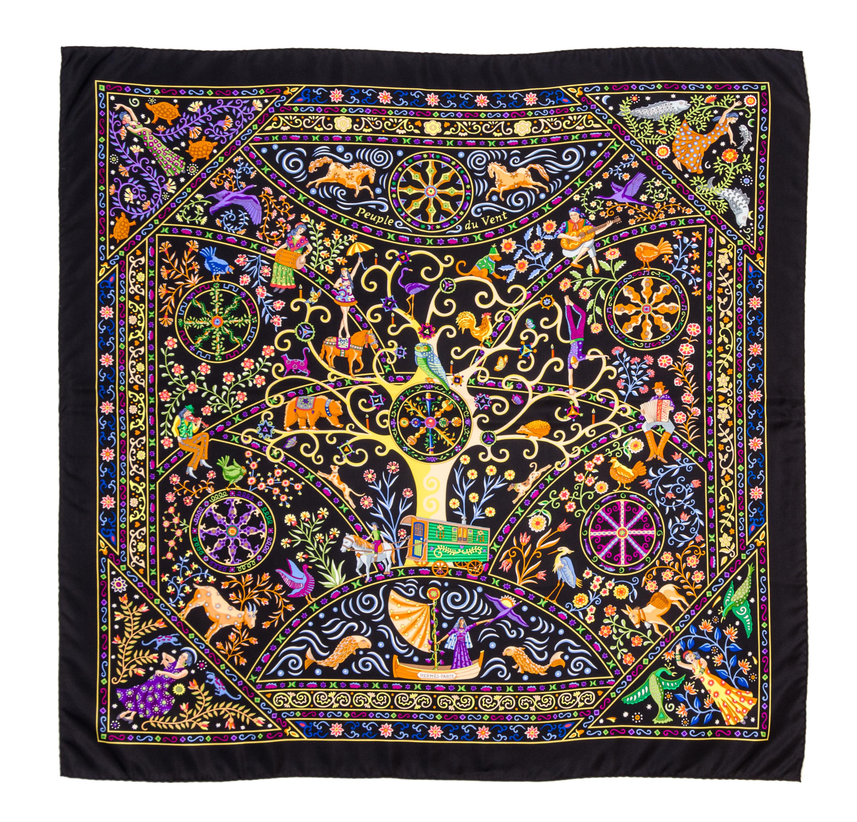 An Hermes 90cm Silk Scarf, 36" x 36".