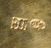 A Russian Silver and Enamel Snuff Box, Mark of Ivan Saltykov, assay mark of Anatoly Artsybashev, Moscow, 1895, of circular form, having