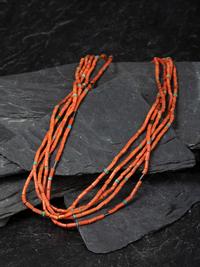 Pueblo Multi-strand Coral Necklace