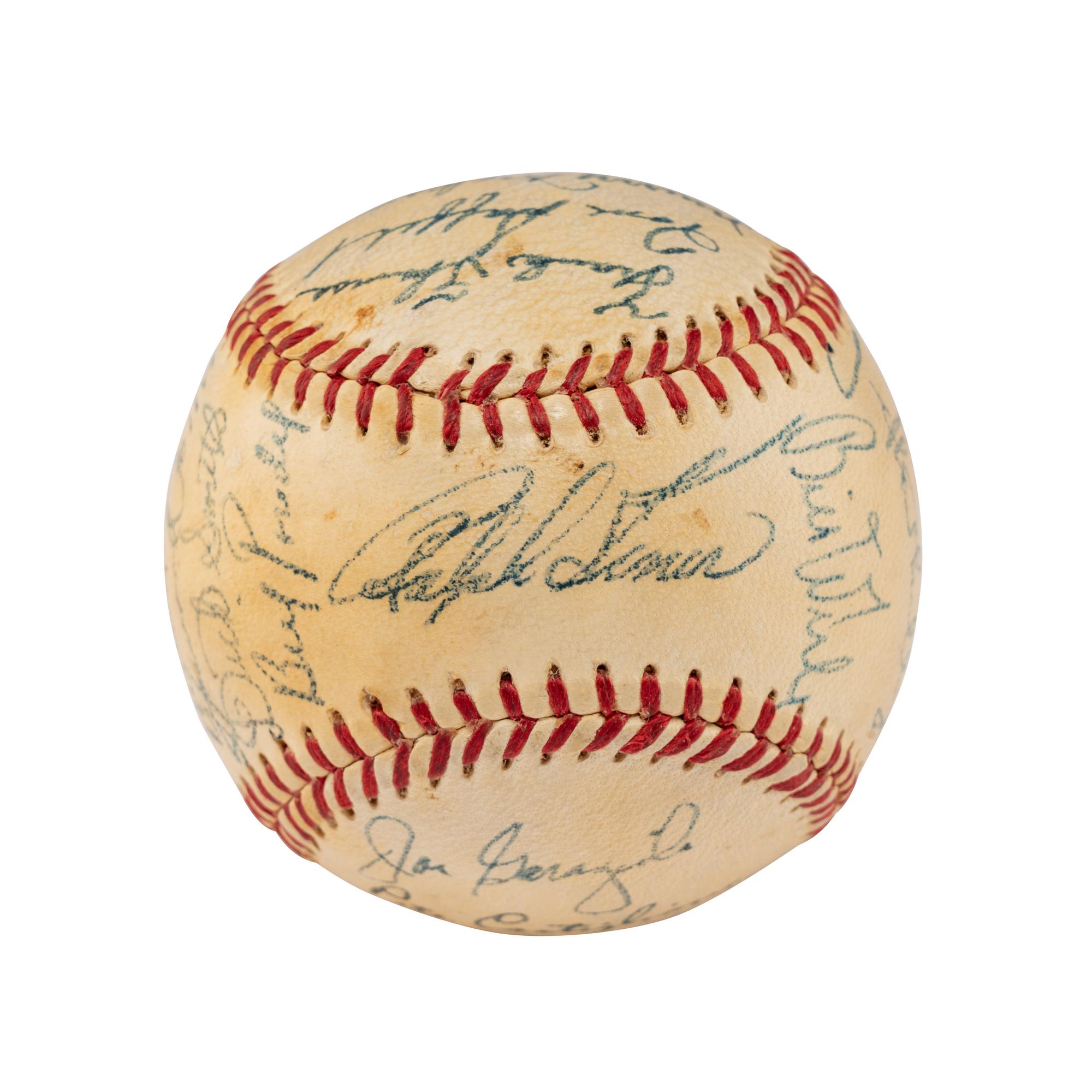 A 1952 Pittsburgh Pirates Team Signed Autograph Baseball