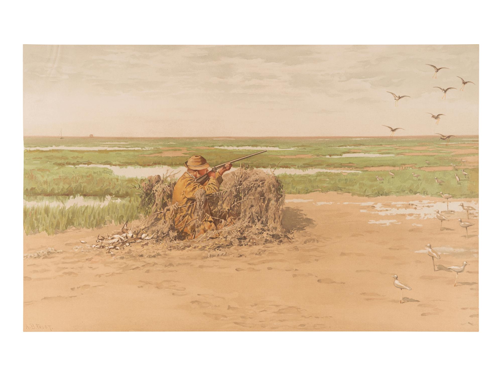 [SPORTING]. FROST, Arthur Burdett (1851-1928). Shooting Pictures. New York: Charles Scribner's Sons, [1895].
