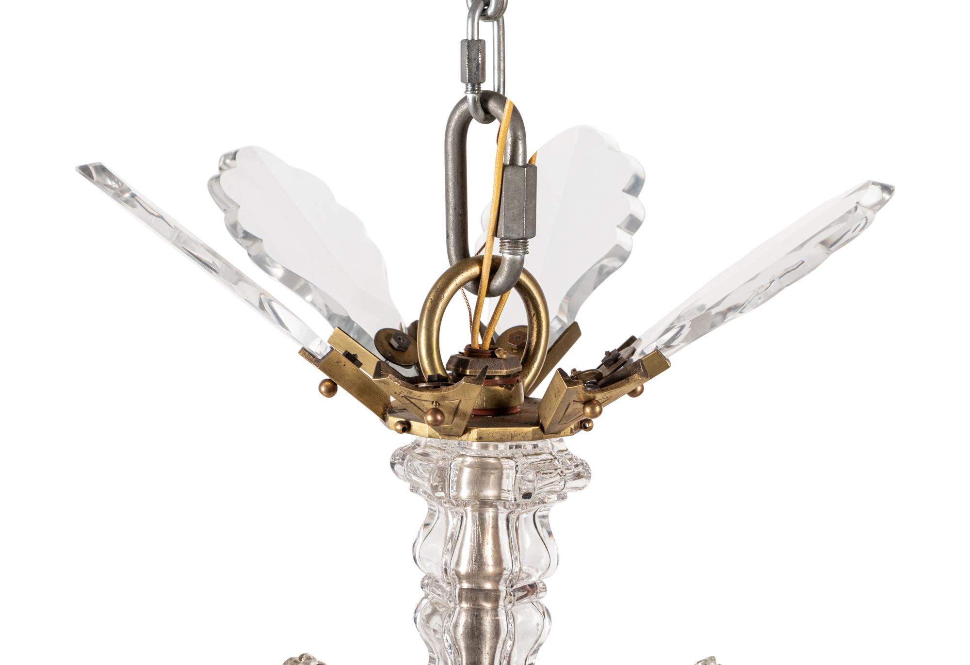 A French Gilt Bronze Thirteen-Light Chandelier