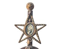 A Painted Tramp Art Presentation Sword Commemorating George Washington, Circa 1900
