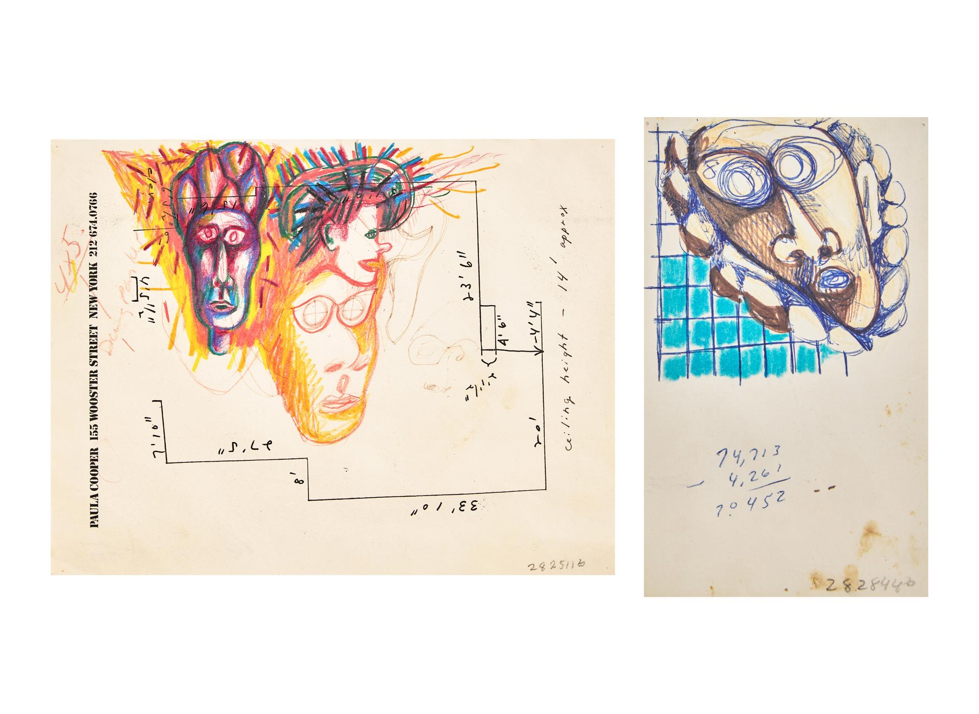 Two Works: Untitled (2828440), 1983 ; together with Untitled (2825116), 1983 (2)