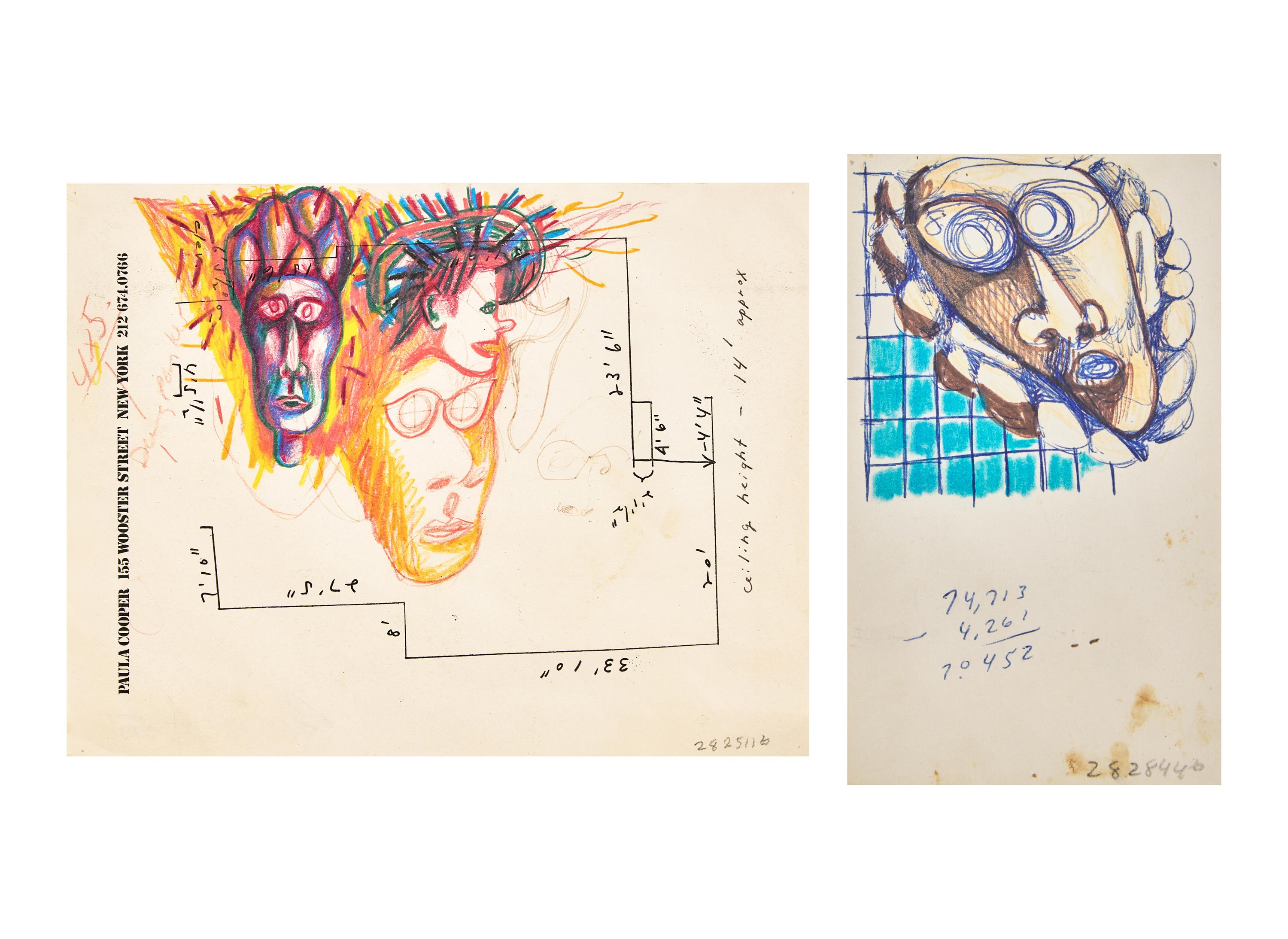 Two Works: Untitled (2828440), 1983 ; together with Untitled (2825116), 1983 (2)