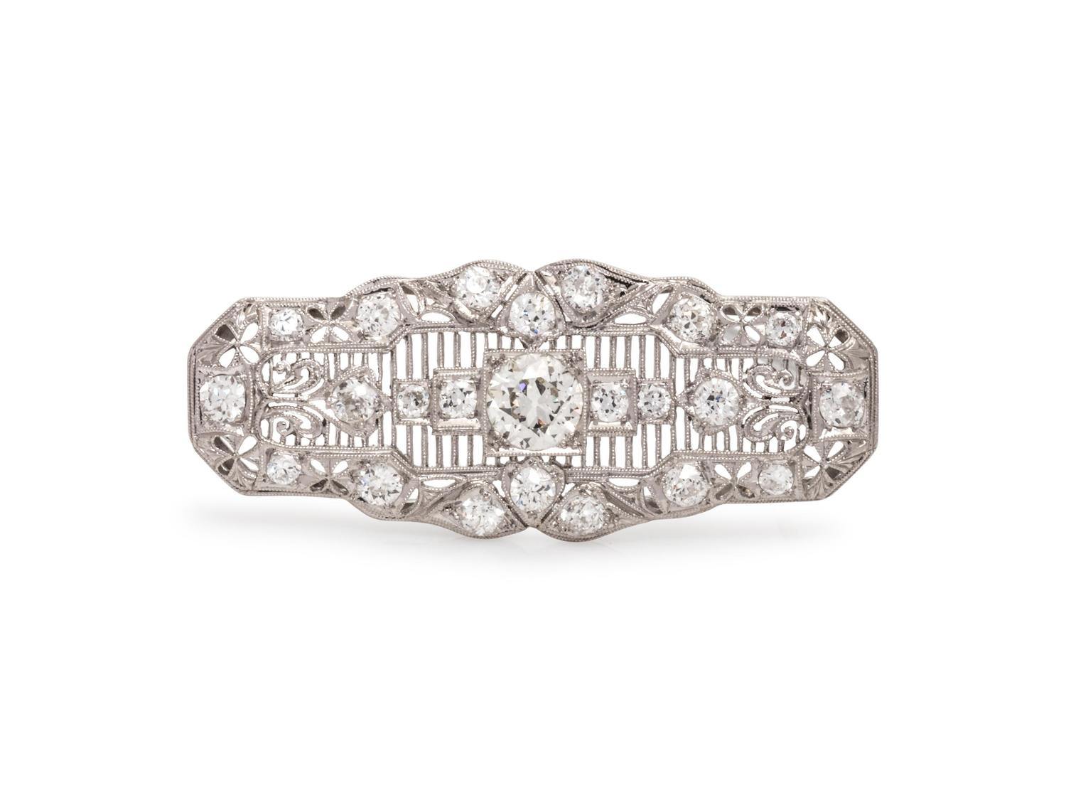 Art Deco, Diamond Brooch