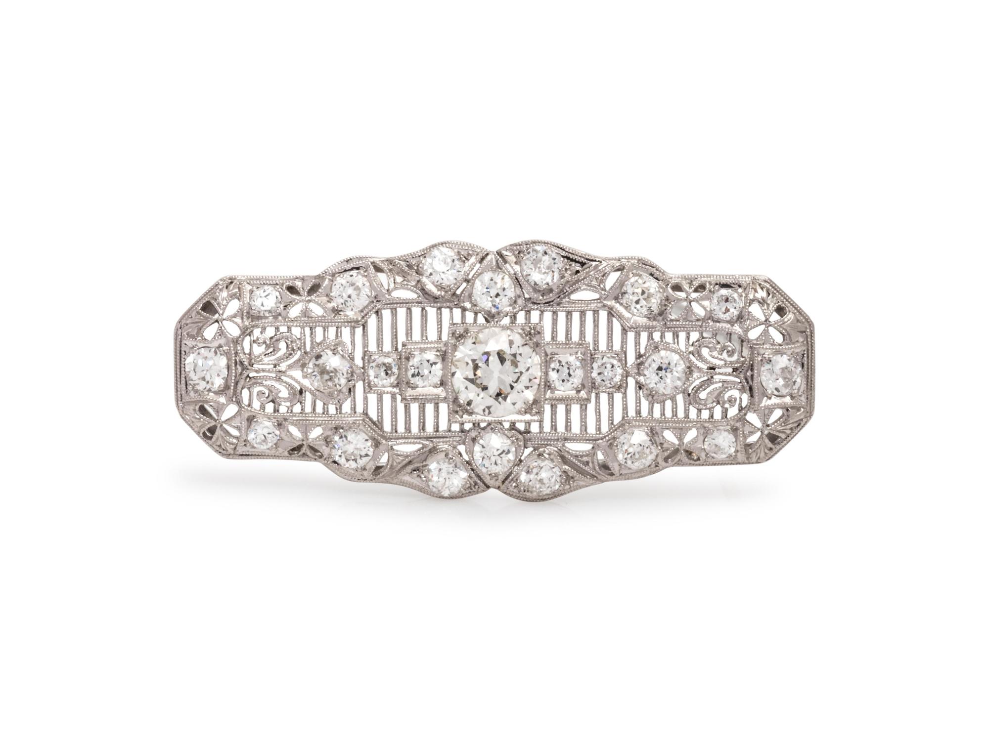 Art Deco, Diamond Brooch