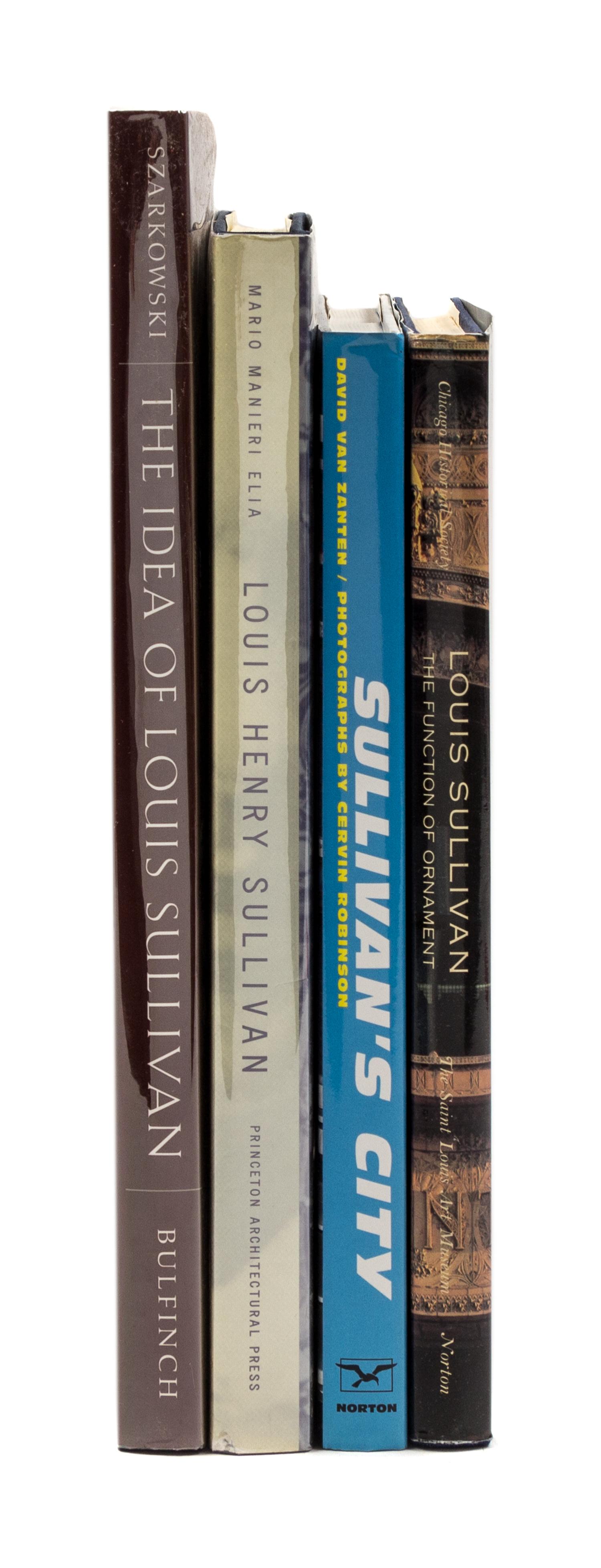 [ARCHITECTURE] -- [SULLIVAN, Louis Henry (1856-1924)]. A group of 4 works, comprising: