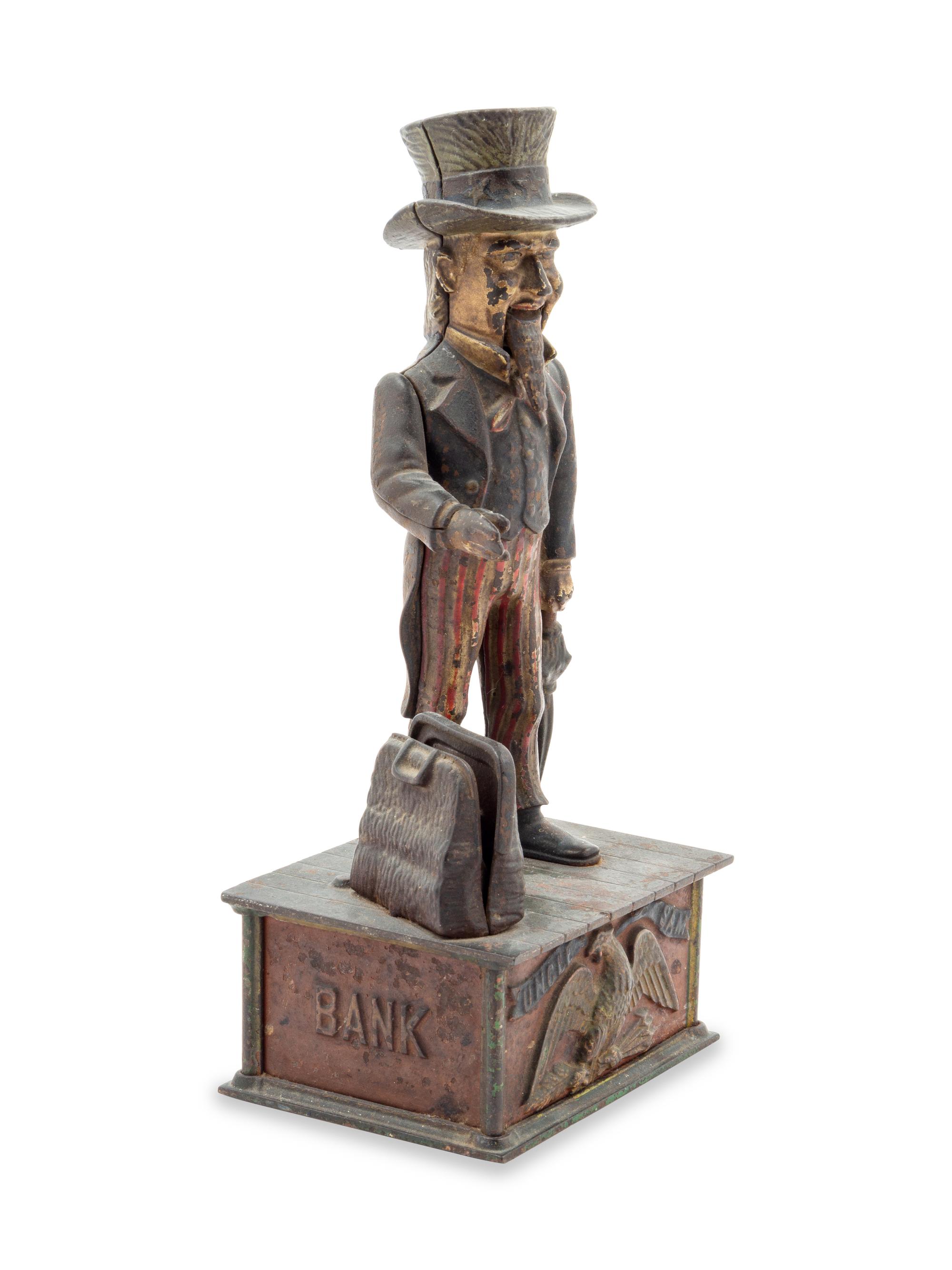 An Uncle Sam Mechanical Bank