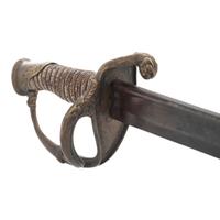 Import Foot Officers Sword with Scabbard Inscribed to Capt. S.E. Thomason - 176th NY Vols., then Captured and Descended in a Texas Confederate Family