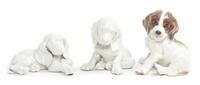 Three Nymphenburg Porcelain Figures, Theodor Karner, Height of tallest 7 1/4 inches. — 20TH CENTURY