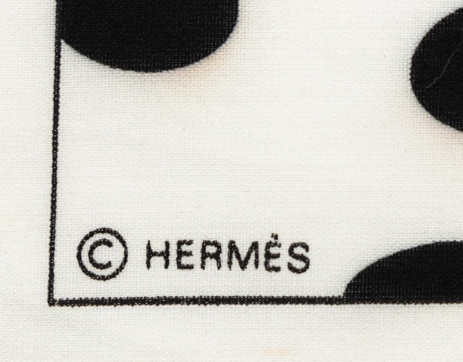 Three Hermès 70cm Cotton and Silk Scarves