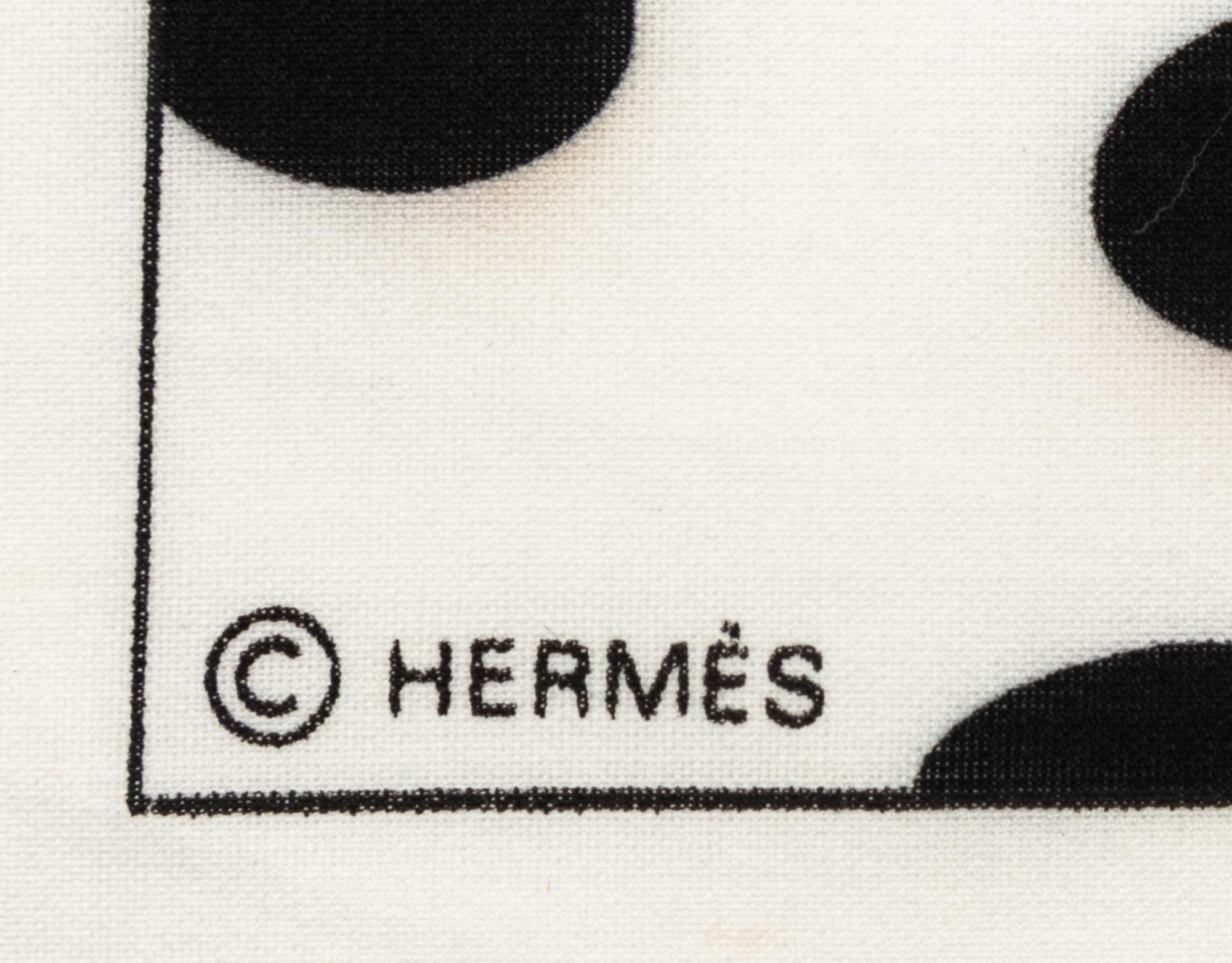 Three Hermès 70cm Cotton and Silk Scarves