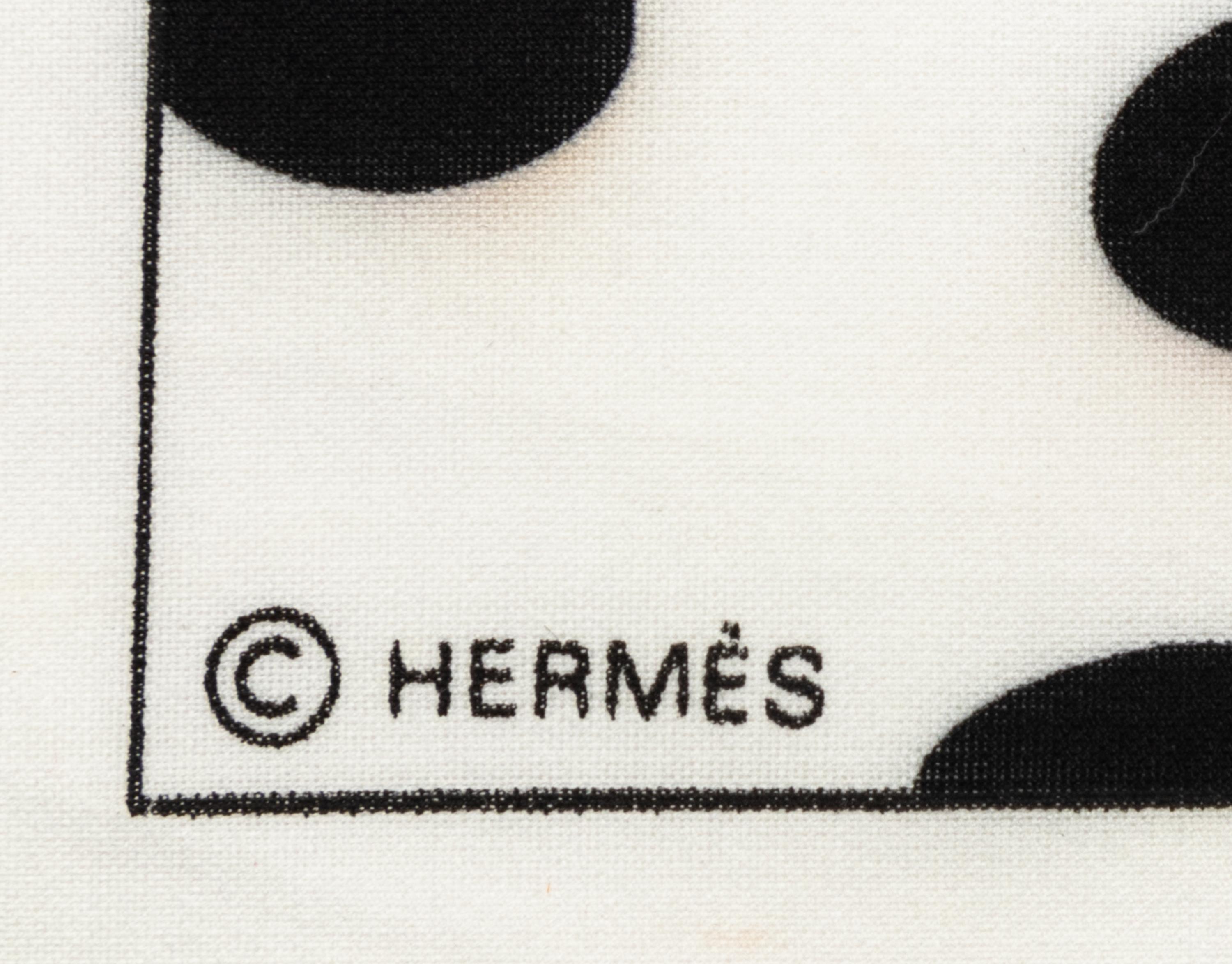 Three Hermès 70cm Cotton and Silk Scarves