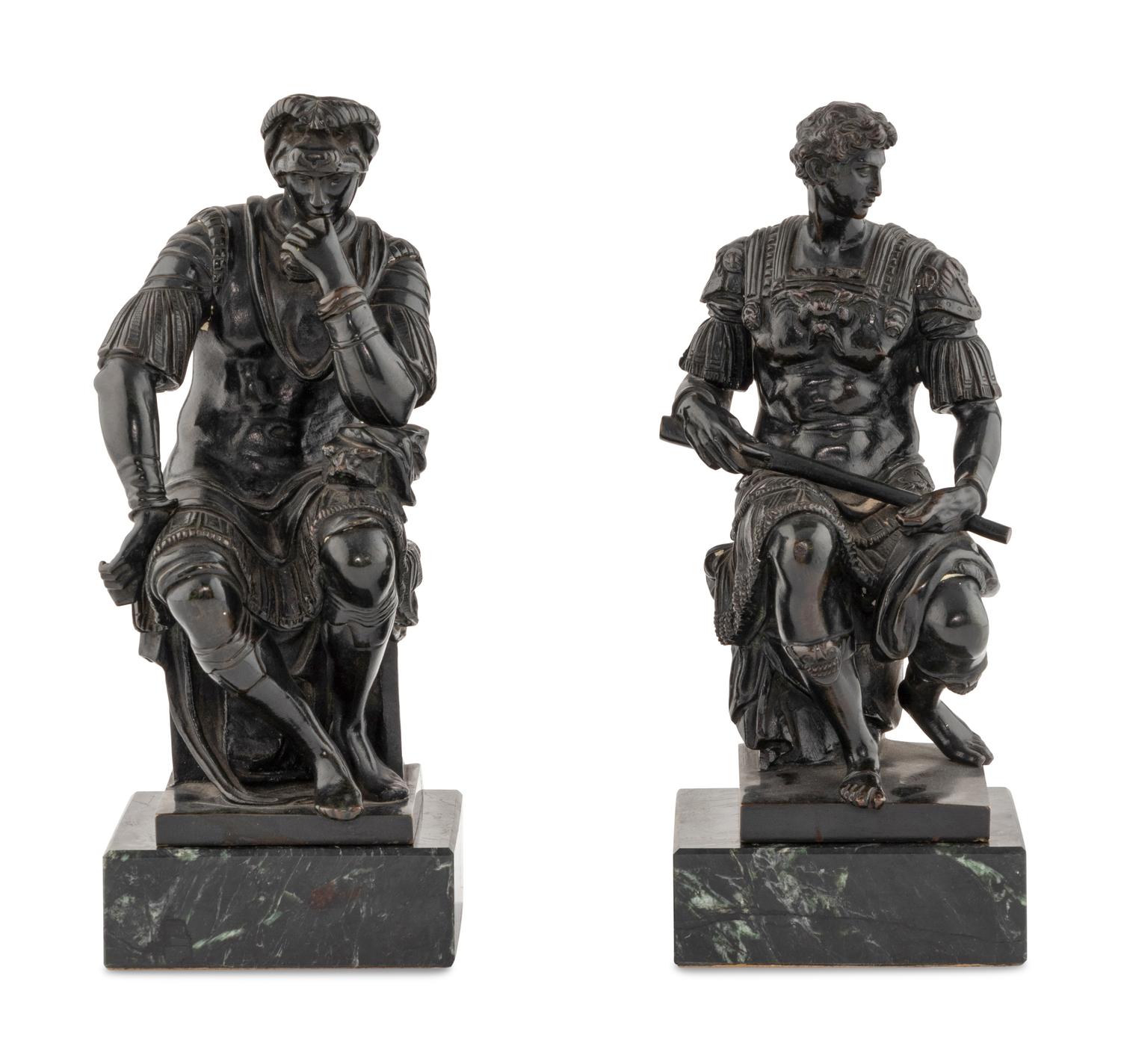 A Pair of Continental Grand Tour Bronze Figures