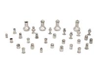 A Large Collection of Silver Casters