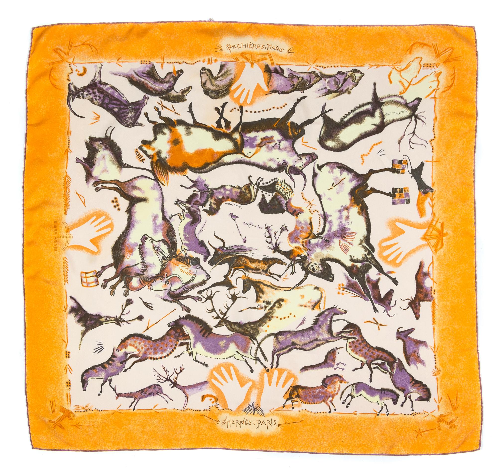 An Hermes 90cm Silk Scarf, 36" x 36".