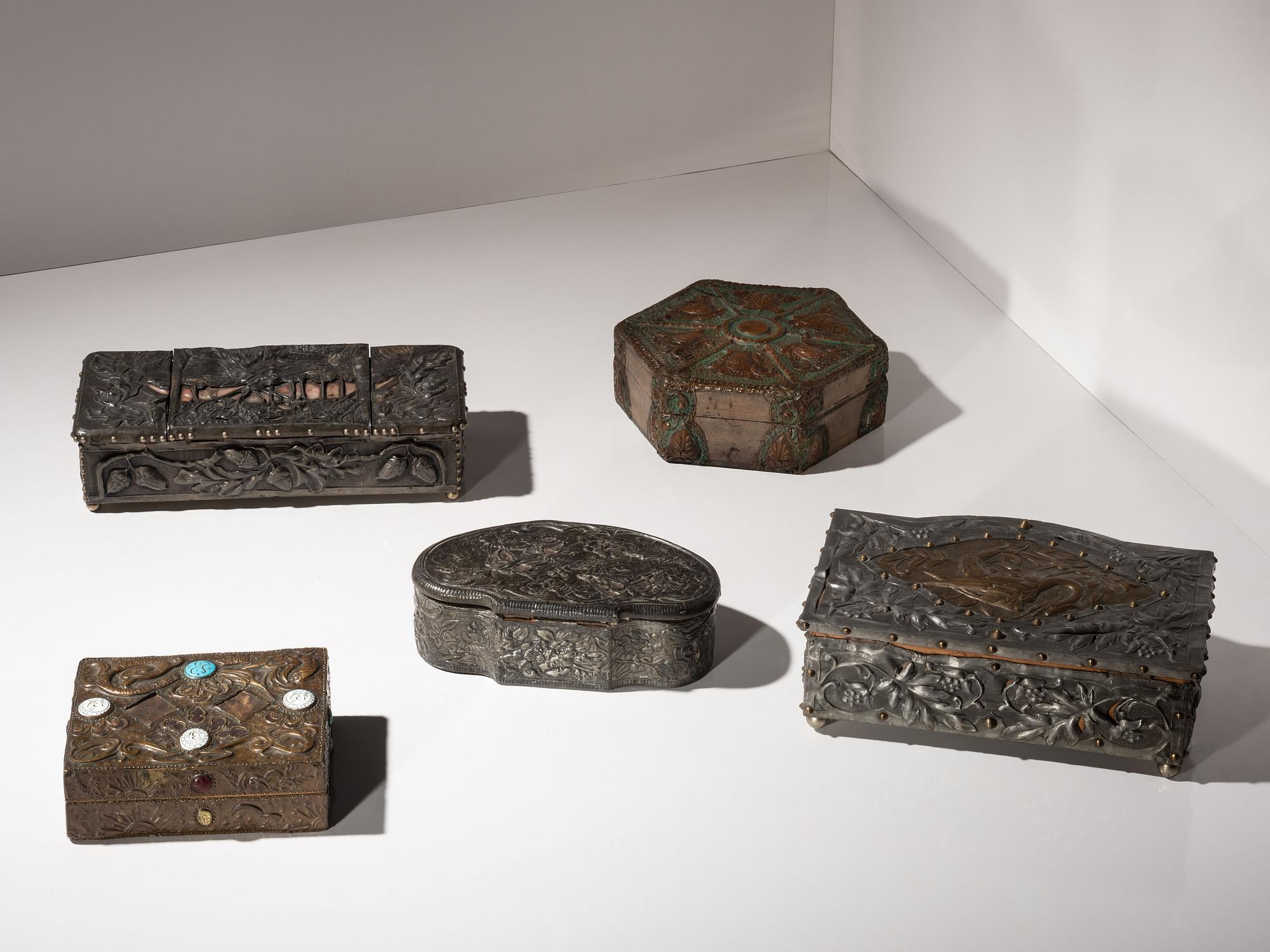 Five Hand-Crafted Boxes