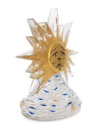 A Pair of Baccarat Salvador Dali for Schiaparelli Le Roi Soleil Perfume Bottles
